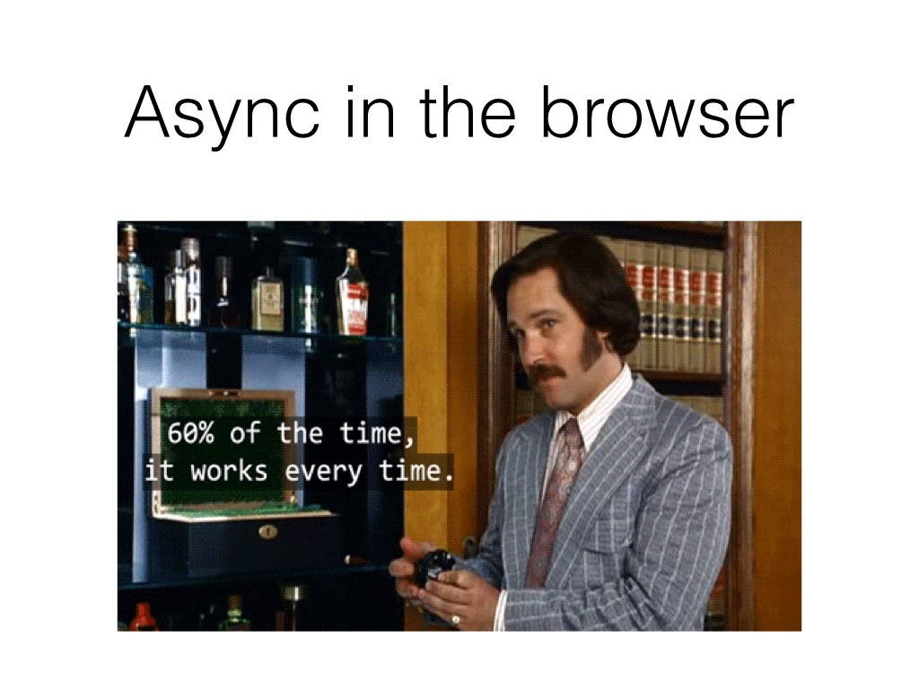 Async in the browser